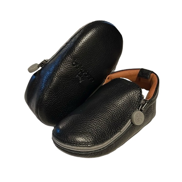 BUKUBEE BABY Onyx Leather Bootie - Soft Soles US 5 (24-30 months) - Picture 7 of 13